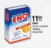 ENO Tums Antacid Tablets Assorted-24's