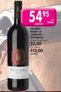 Villiera Merlot Or Cabernet Sauvignon-1 x 750ml 