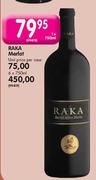 Raka Merlot-1 x 750ml