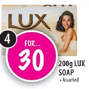Lux Soap Assorted-4x200g