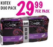 Kotex Duo Pack-Per Pack