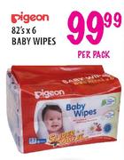 Pigeon Baby Wipes-82'sx6