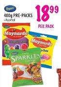 Bacon Pre-Packs Assorted-400g Per Pack