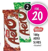 Nestle Aero Slabs Assorted-2x100g