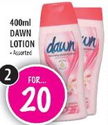 Dawn Lotion Assorted-2x400ml