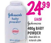Johnsons Baby Powder-400g
