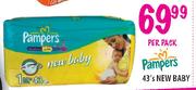 Pampers New Baby-43's Per Pack