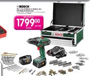 Bosch 18V Li-lon Drilldriver in Toolbox plus 241 Piece Accessory Set