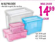Alpha Box-47L Each 