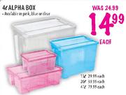 Alpha Box-20L Each