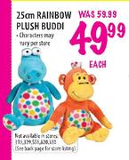 Rainbow Plush Buddi-25cm Each