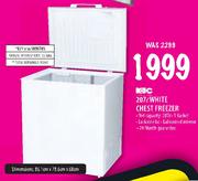 KIC White Chest Freezer-207Ltr