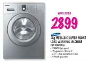 Defy Metallic Silver Front Load Washing Machine-5kg(WF8500NHS)