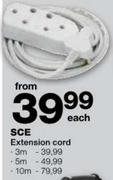SCE Extension Cord-3m Each