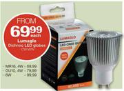 Lumaglo Dichroic LED Globes MR16-4W Each