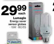 Lumaglo Energy Saver Sensor Globes-Each