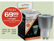 Lumaglo Dichroic LED Globes GU10-4W Each