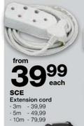 SCE Extension Cord-5m Each