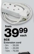 SCE Extension Cord-3m Each