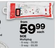 SCE Multiplug-8 Way Each