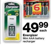 Energizer Mini AAA Battery Recharger
