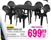 Ebony Patio Set