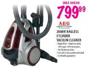 AEG Bagless Cylinder Vacuum Cleaner-2000W