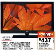 Sansui 50" Plasma Television