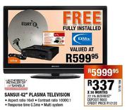 Sansui 42" Plasma Television
