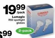 Lumaglo R50 Spotlight Globes (2-Pack) Per Pack
