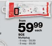 SCE Multiplug 8-Way Each