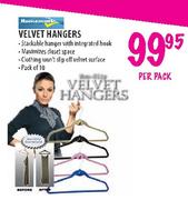 Homemark Velvet Hangers-Per Pack