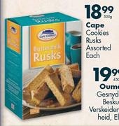 Cape Cookies Rusks Assorted-500g