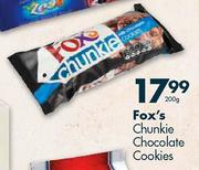 Fox's Chunkie Chocolate Cookies-200g