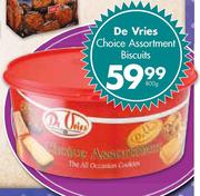 De Vries Choice Assortment Biscuits-800g