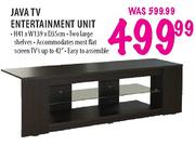 Java TV Entertainment Unit-H41 x W139 x D35cm