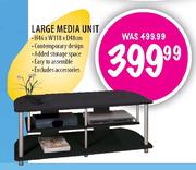 Large Media Unit-H46 x W118 x D48cm