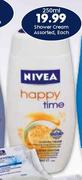 Nivea Shower Cream Assorted-250ml Each