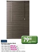Aluminium Venetian Blinds-470 x 900mm