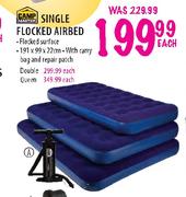 Camp Master Queen Flocked Airbed