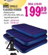 Camp Master Double Flocked Airbed