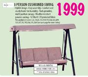 Mainstays 3 Person Cushioned Swing