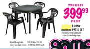 Ebony Patio Set