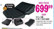 Out & About 5-in-1 Sofa Bed + Pump