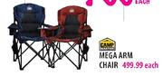 Camp Master Mega Arm Chair-each