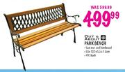 Out & About Park Bench