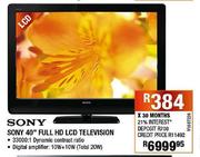 Sony Full HD LCD Television-40"