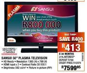 Sansui Plasma HD Ready Television-50"