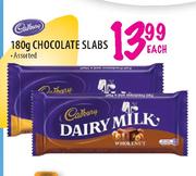 Cadbury Chocolate Slabs Assorted-180g each