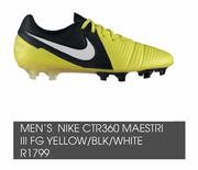 Men's Nike CTR360 Maestri 111 FG Yellow/BLK/White